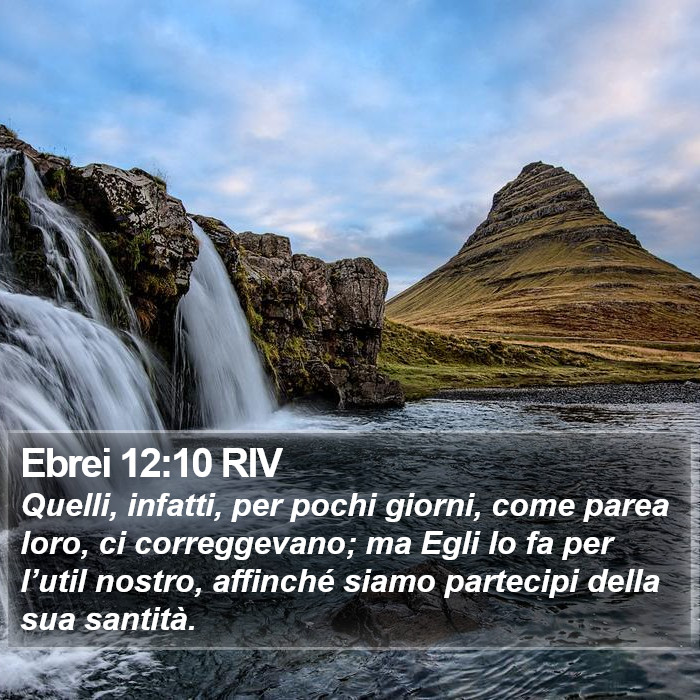 Ebrei 12:10 RIV Bible Study