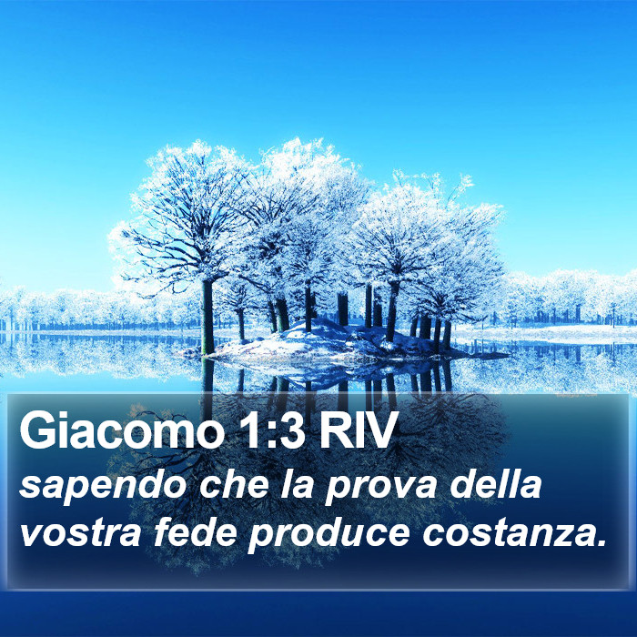 Giacomo 1:3 RIV Bible Study