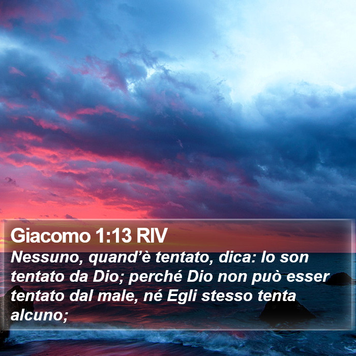 Giacomo 1:13 RIV Bible Study