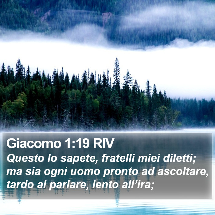 Giacomo 1:19 RIV Bible Study