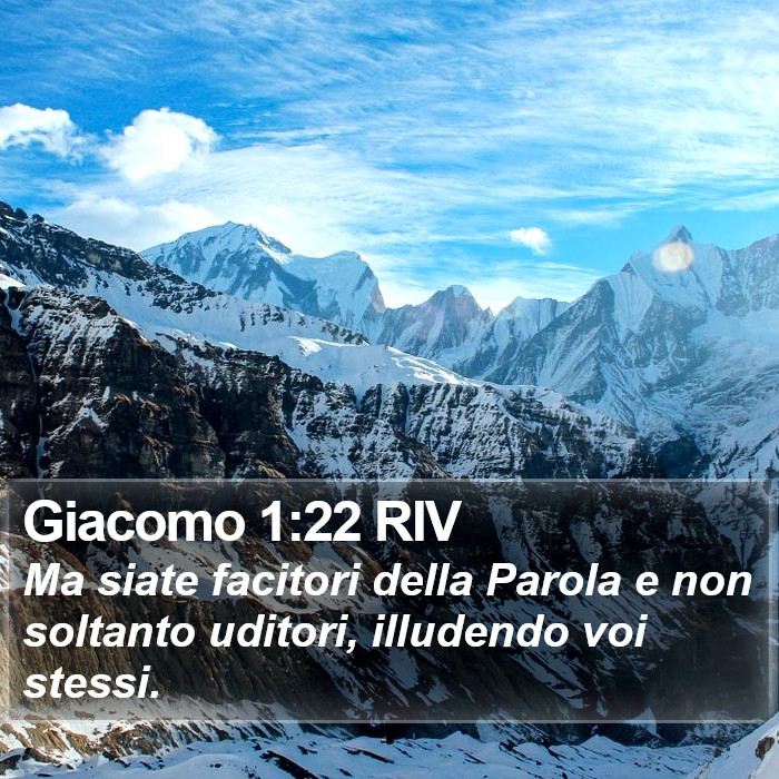 Giacomo 1:22 RIV Bible Study