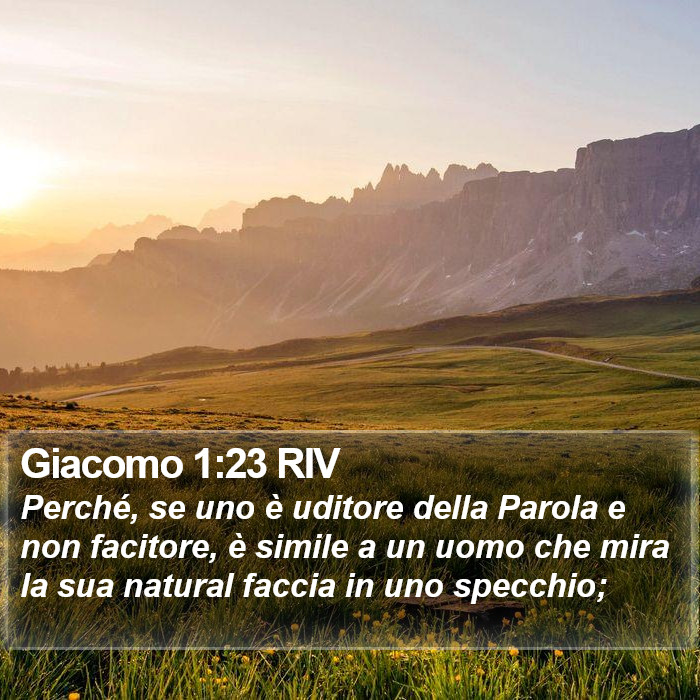 Giacomo 1:23 RIV Bible Study