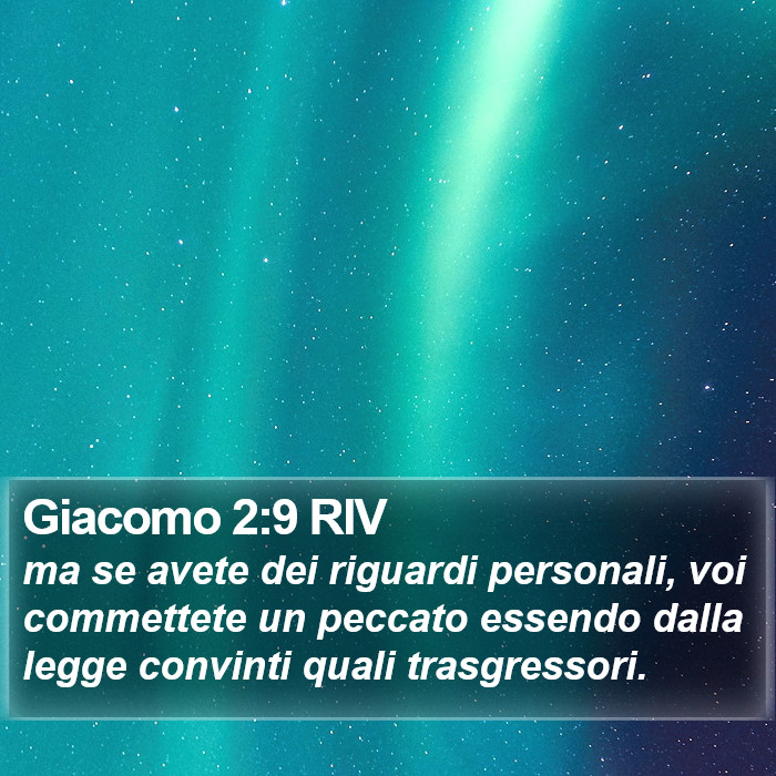 Giacomo 2:9 RIV Bible Study