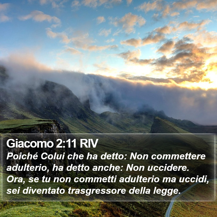 Giacomo 2:11 RIV Bible Study