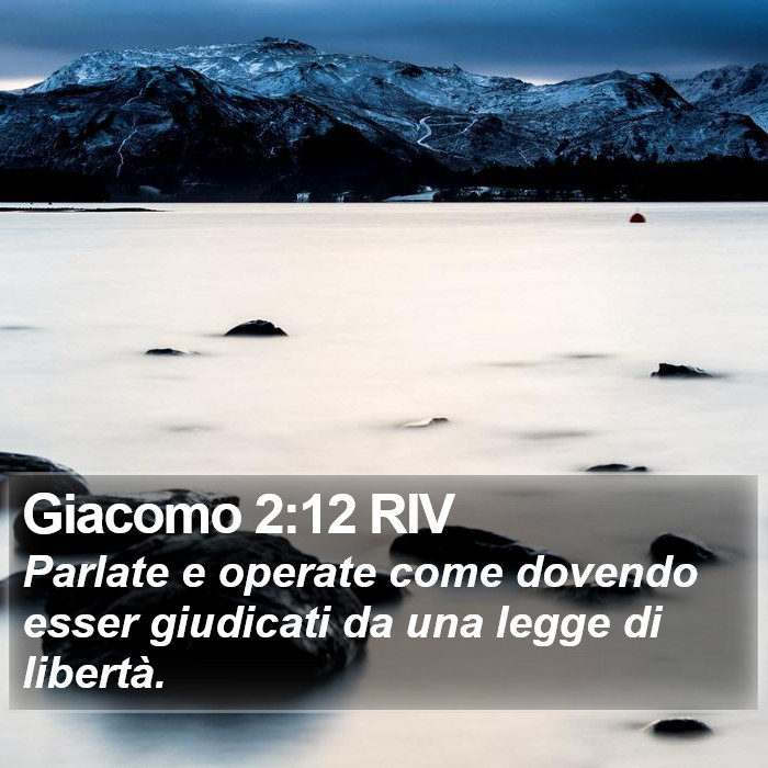 Giacomo 2:12 RIV Bible Study