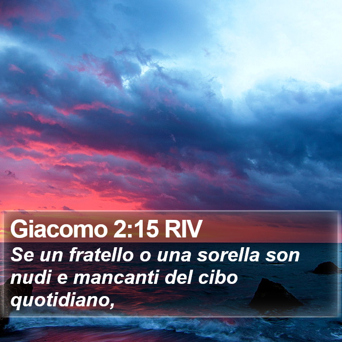 Giacomo 2:15 RIV Bible Study