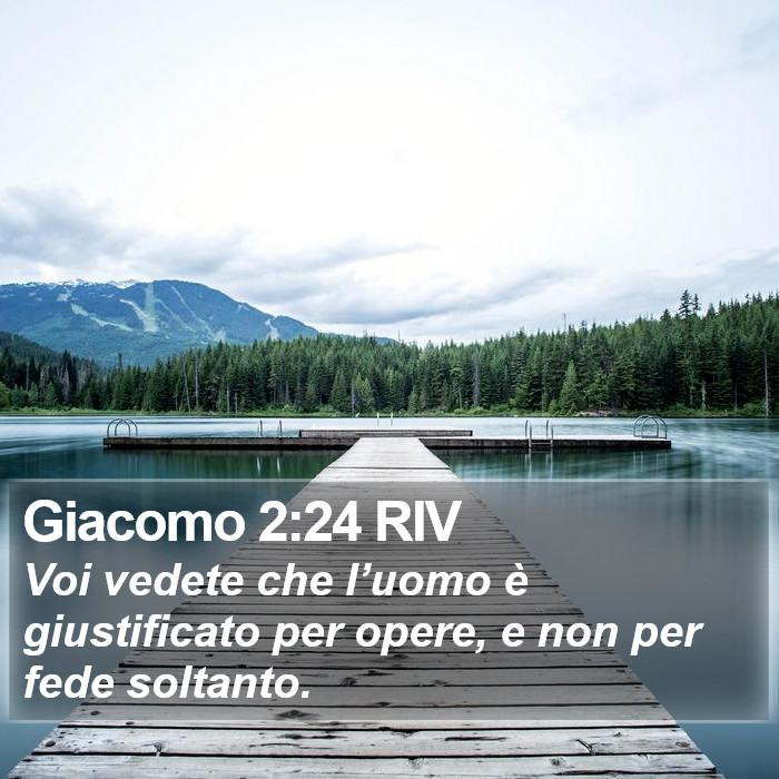 Giacomo 2:24 RIV Bible Study