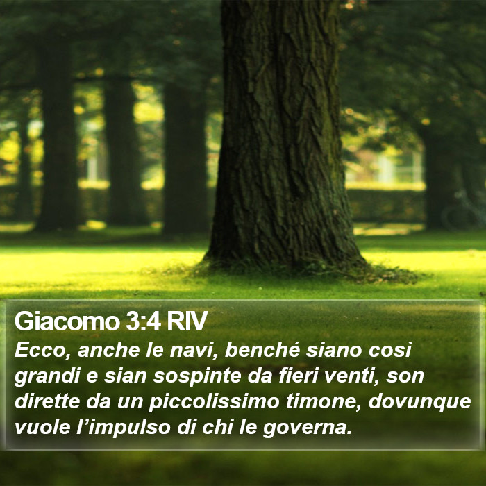 Giacomo 3:4 RIV Bible Study