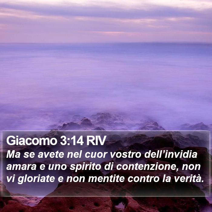 Giacomo 3:14 RIV Bible Study