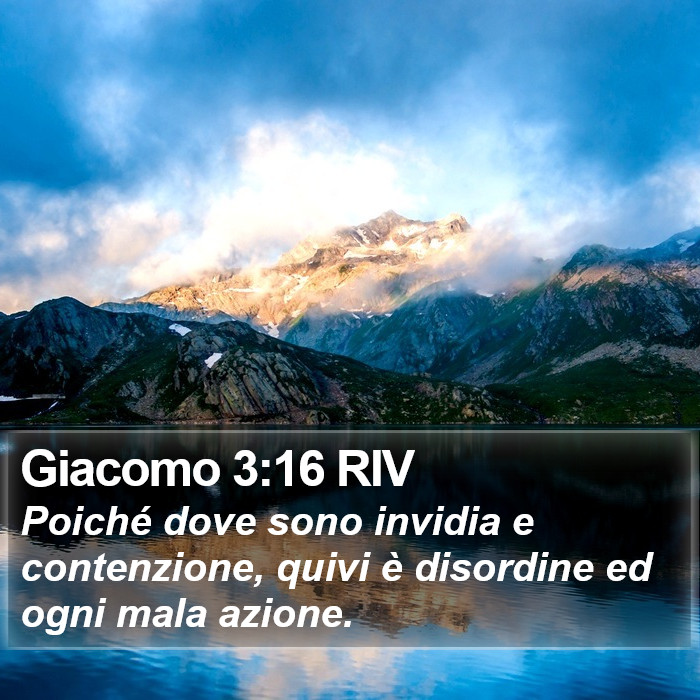 Giacomo 3:16 RIV Bible Study