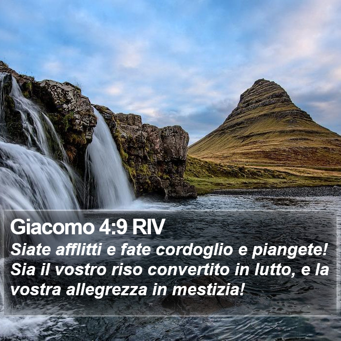 Giacomo 4:9 RIV Bible Study