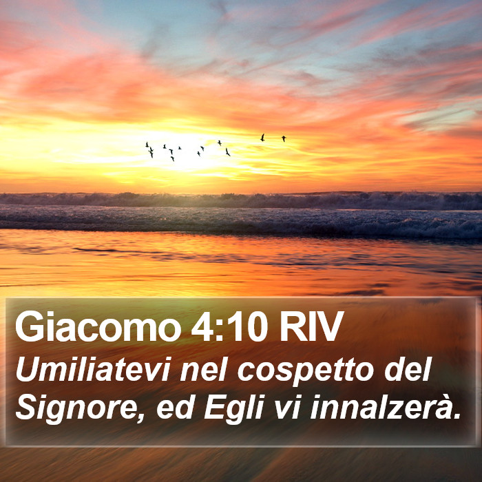 Giacomo 4:10 RIV Bible Study