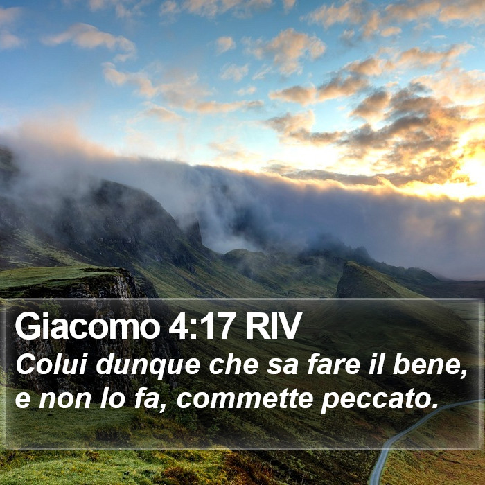 Giacomo 4:17 RIV Bible Study