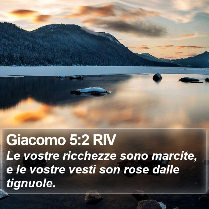 Giacomo 5:2 RIV Bible Study