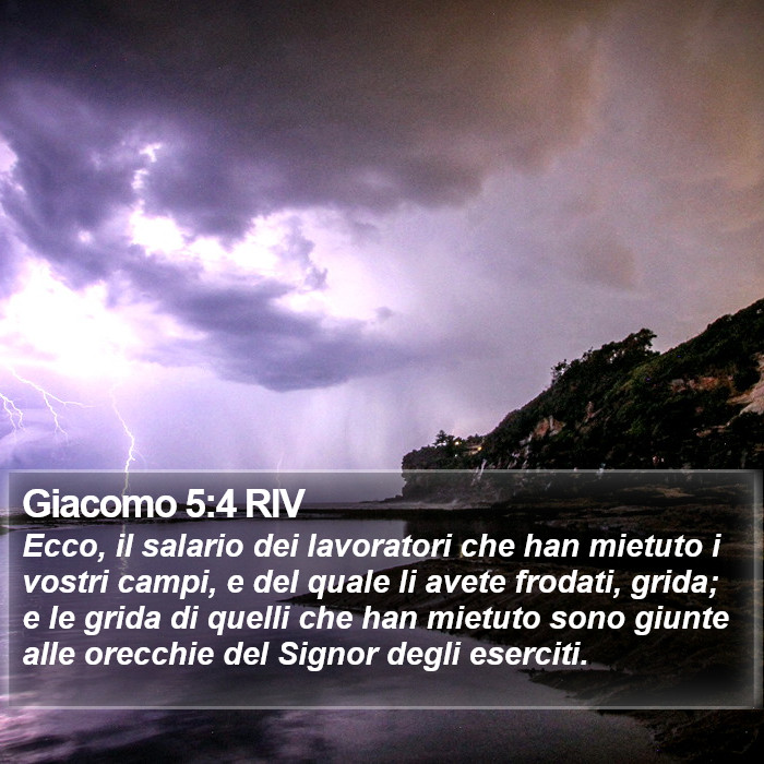 Giacomo 5:4 RIV Bible Study