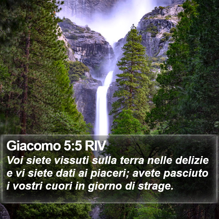 Giacomo 5:5 RIV Bible Study