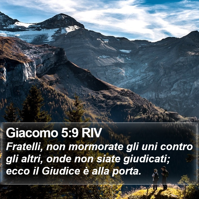 Giacomo 5:9 RIV Bible Study