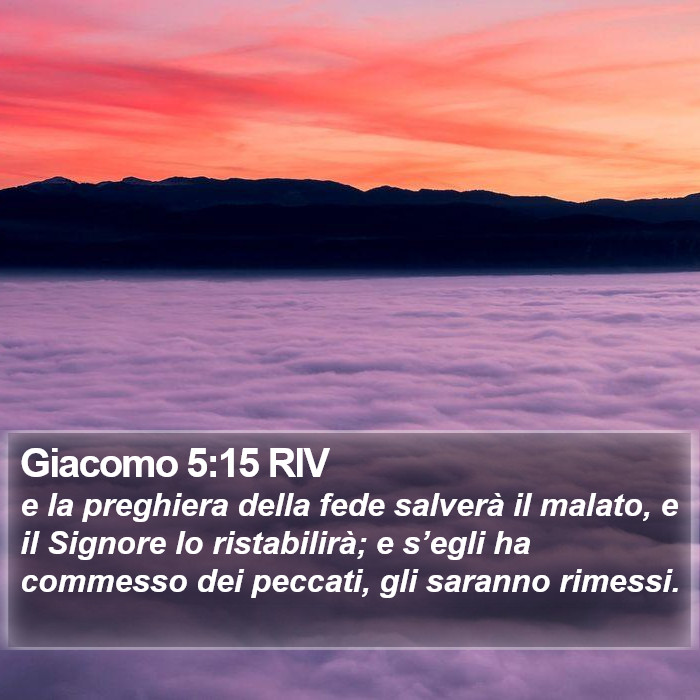 Giacomo 5:15 RIV Bible Study