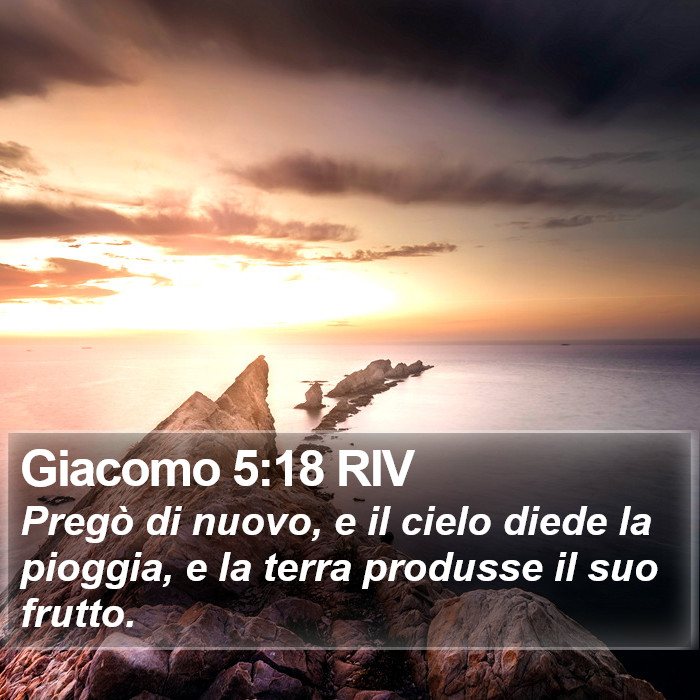 Giacomo 5:18 RIV Bible Study