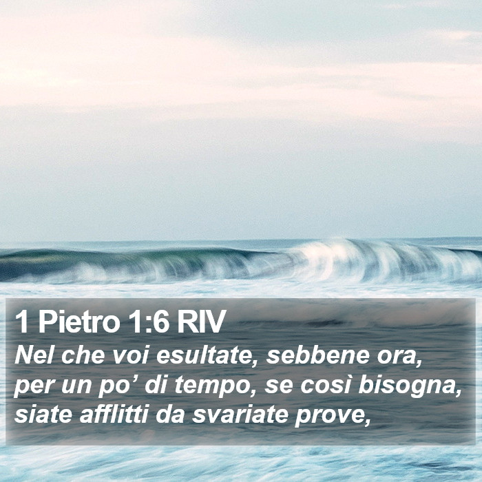 1 Pietro 1:6 RIV Bible Study