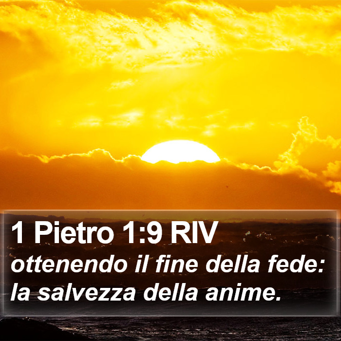 1 Pietro 1:9 RIV Bible Study