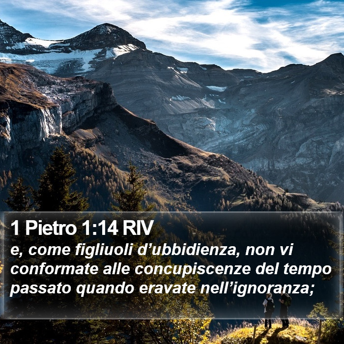 1 Pietro 1:14 RIV Bible Study