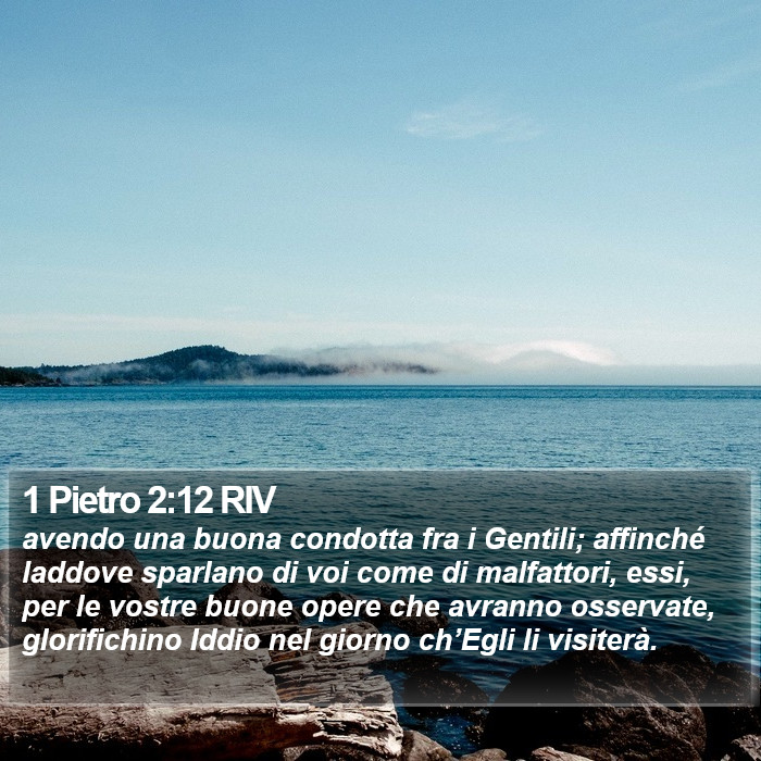 1 Pietro 2:12 RIV Bible Study