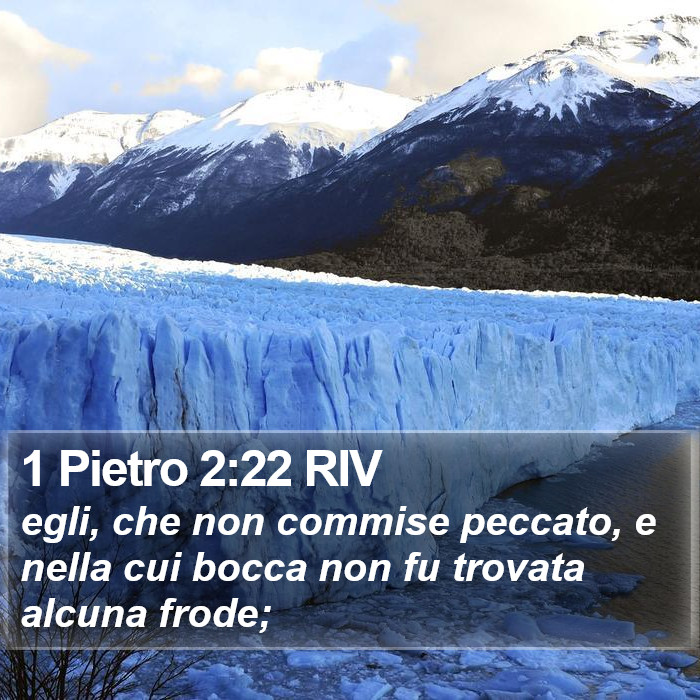 1 Pietro 2:22 RIV Bible Study