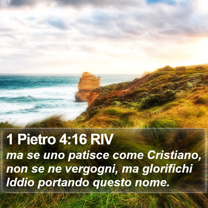 1 Pietro 4:16 RIV Bible Study