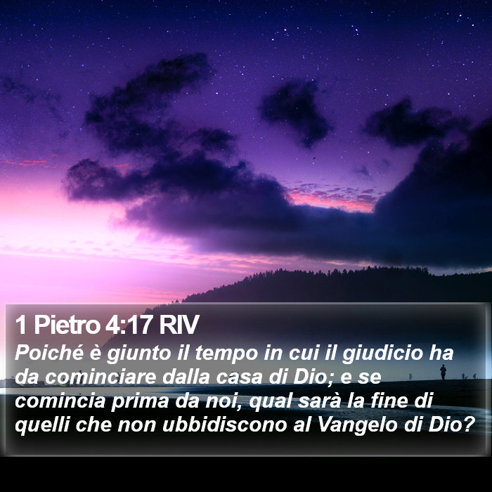1 Pietro 4:17 RIV Bible Study