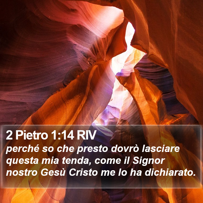 2 Pietro 1:14 RIV Bible Study