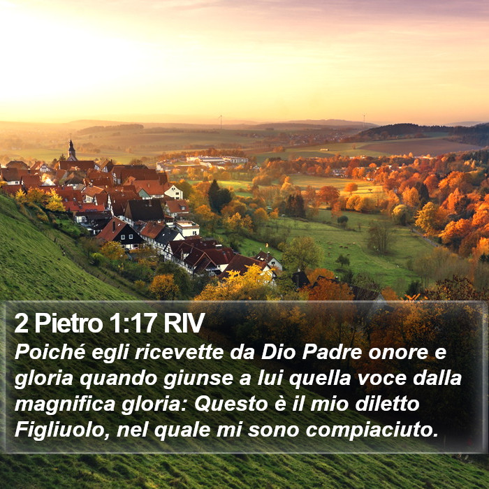 2 Pietro 1:17 RIV Bible Study