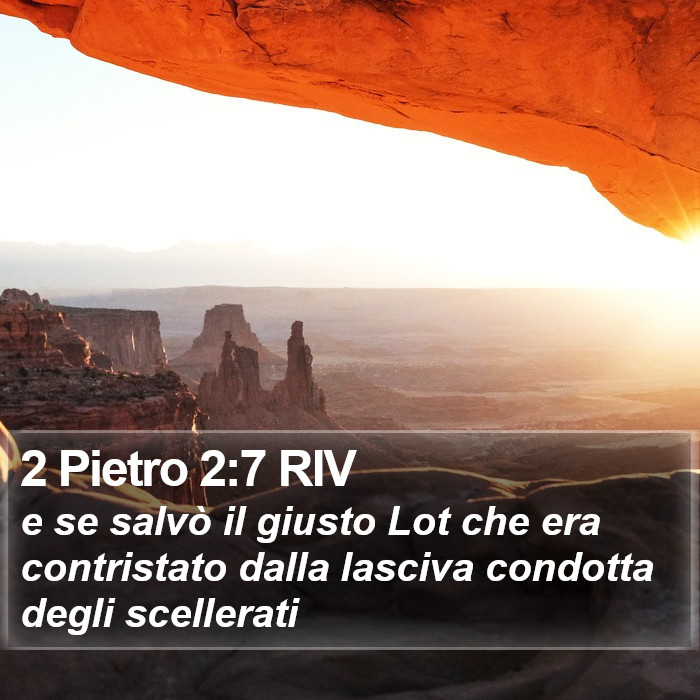 2 Pietro 2:7 RIV Bible Study