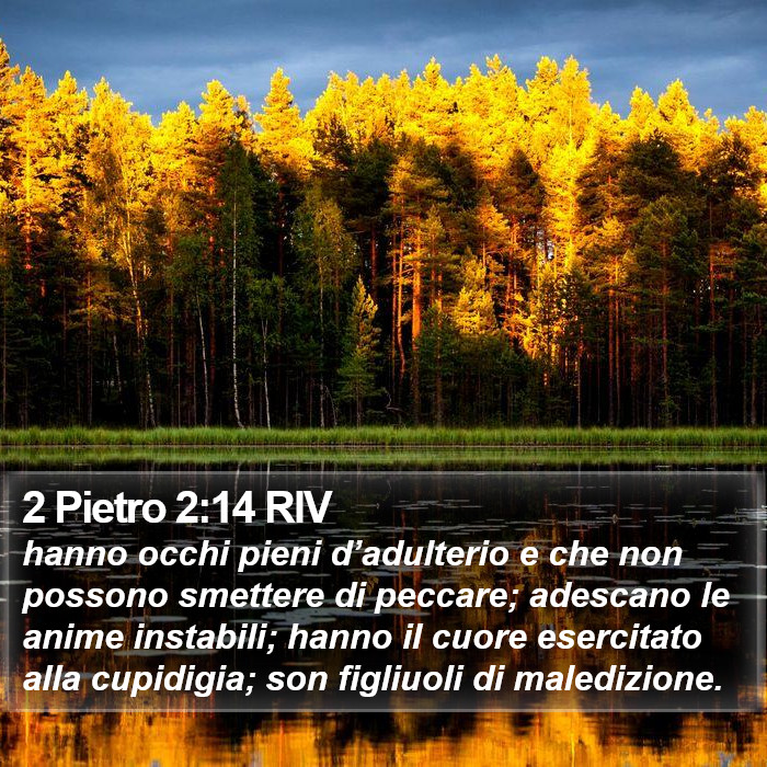 2 Pietro 2:14 RIV Bible Study