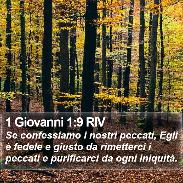 1 Giovanni 1:9 RIV Bible Study