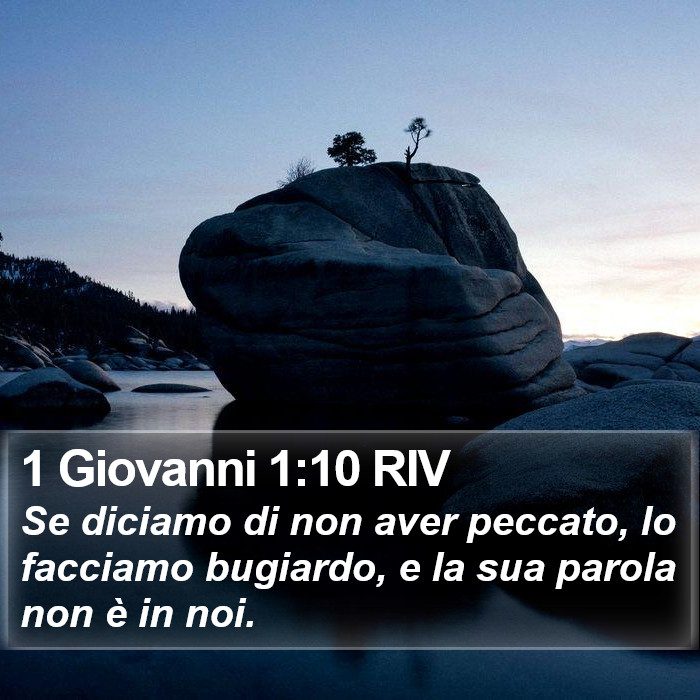 1 Giovanni 1:10 RIV Bible Study