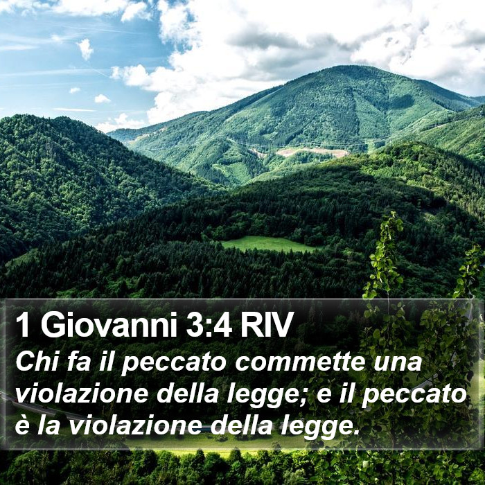 1 Giovanni 3:4 RIV Bible Study