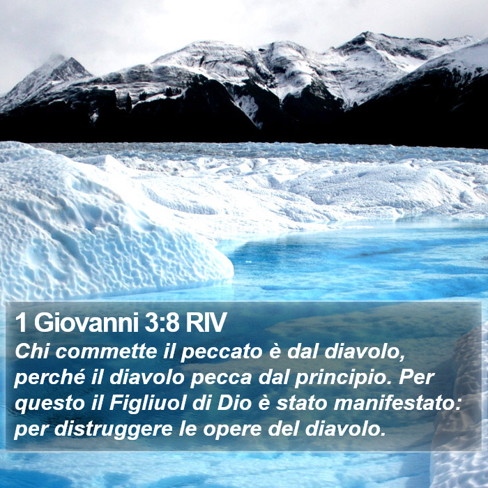 1 Giovanni 3:8 RIV Bible Study