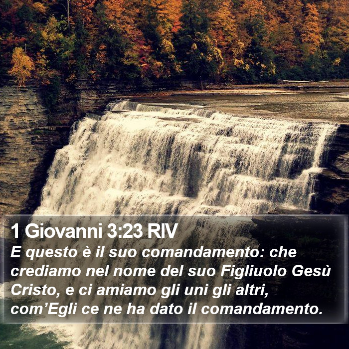 1 Giovanni 3:23 RIV Bible Study