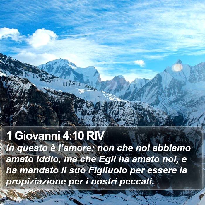 1 Giovanni 4:10 RIV Bible Study