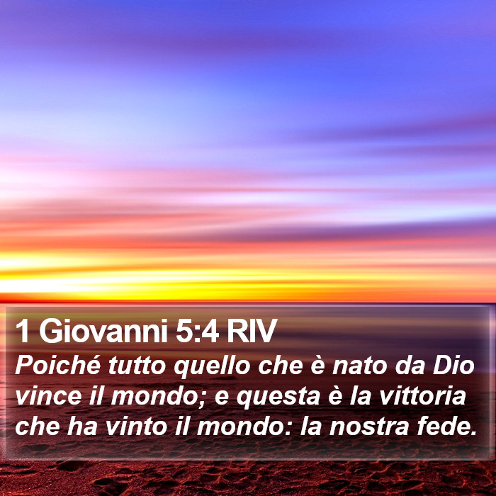 1 Giovanni 5:4 RIV Bible Study