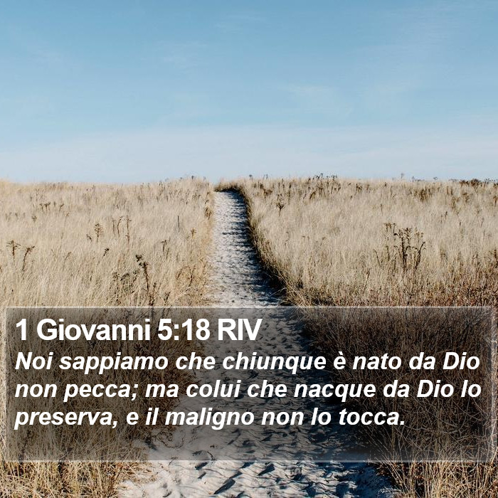 1 Giovanni 5:18 RIV Bible Study