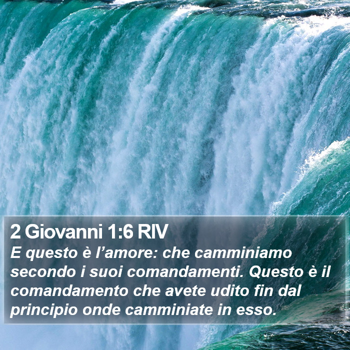 2 Giovanni 1:6 RIV Bible Study