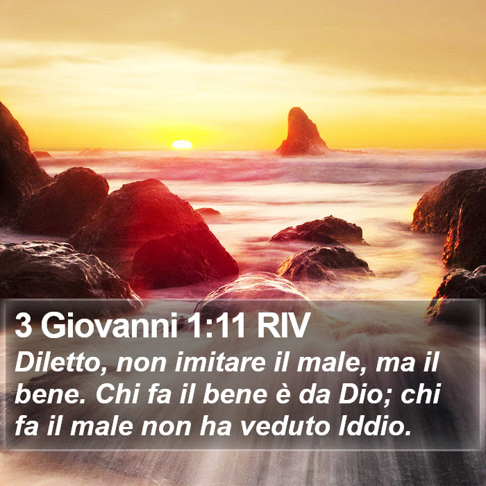 3 Giovanni 1:11 RIV Bible Study