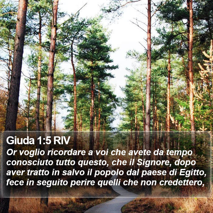 Giuda 1:5 RIV Bible Study