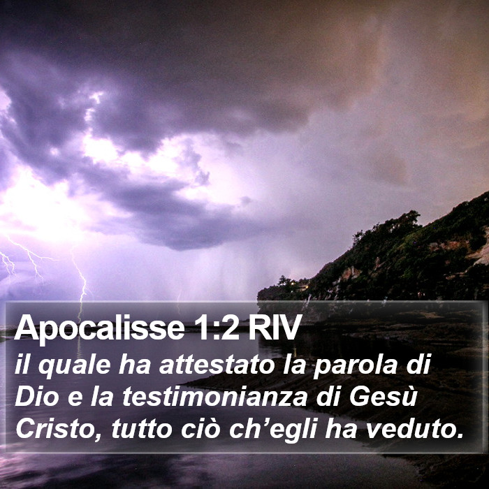 Apocalisse 1:2 RIV Bible Study