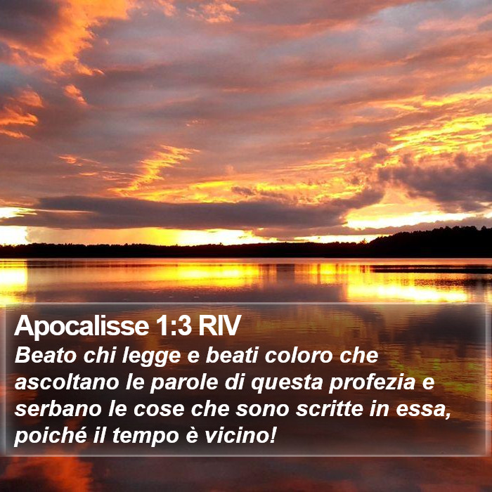 Apocalisse 1:3 RIV Bible Study