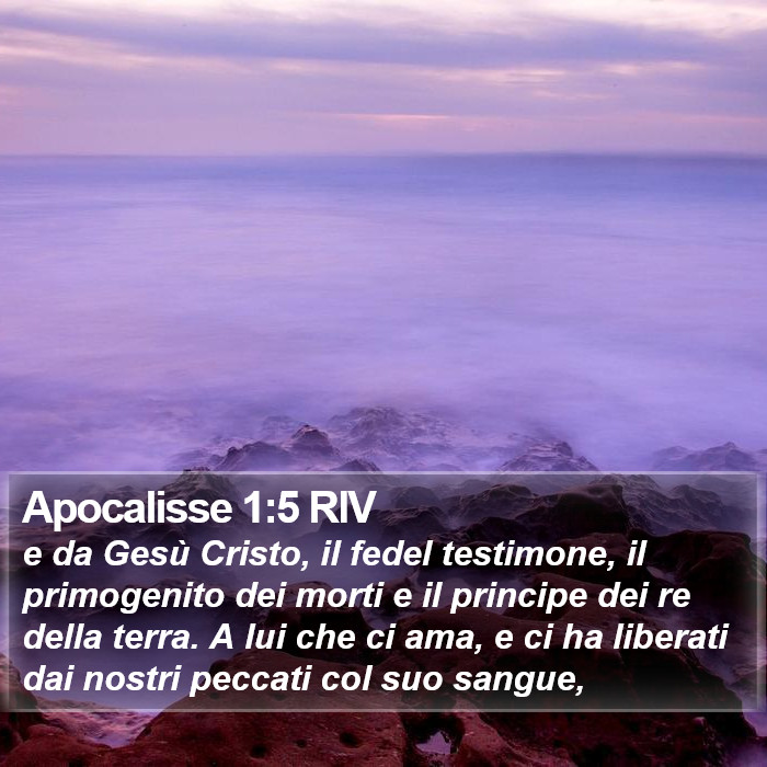 Apocalisse 1:5 RIV Bible Study