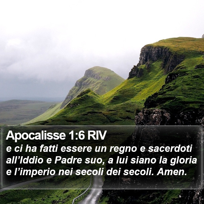 Apocalisse 1:6 RIV Bible Study