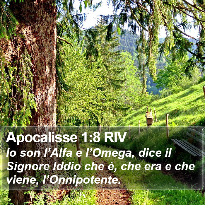 Apocalisse 1:8 RIV Bible Study